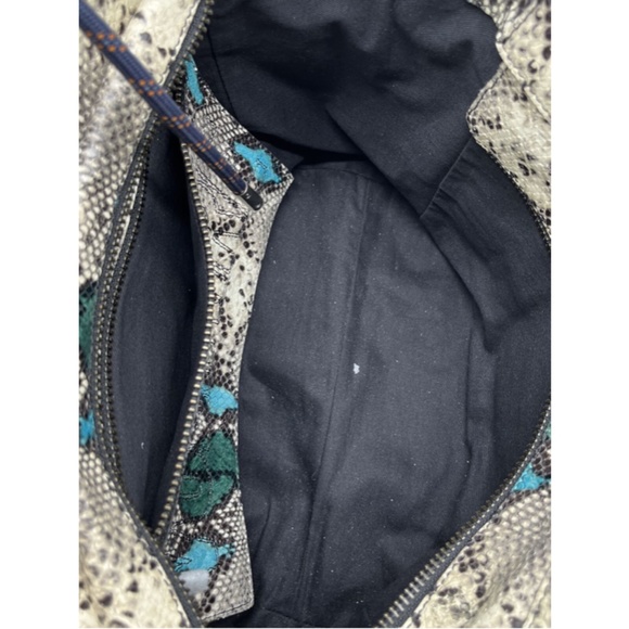 Zadig&Voltaire Retail-$1548 'Bianca' Small Wild Reptile-Embossd Shoulder Bag NWT - Picture 7 of 9